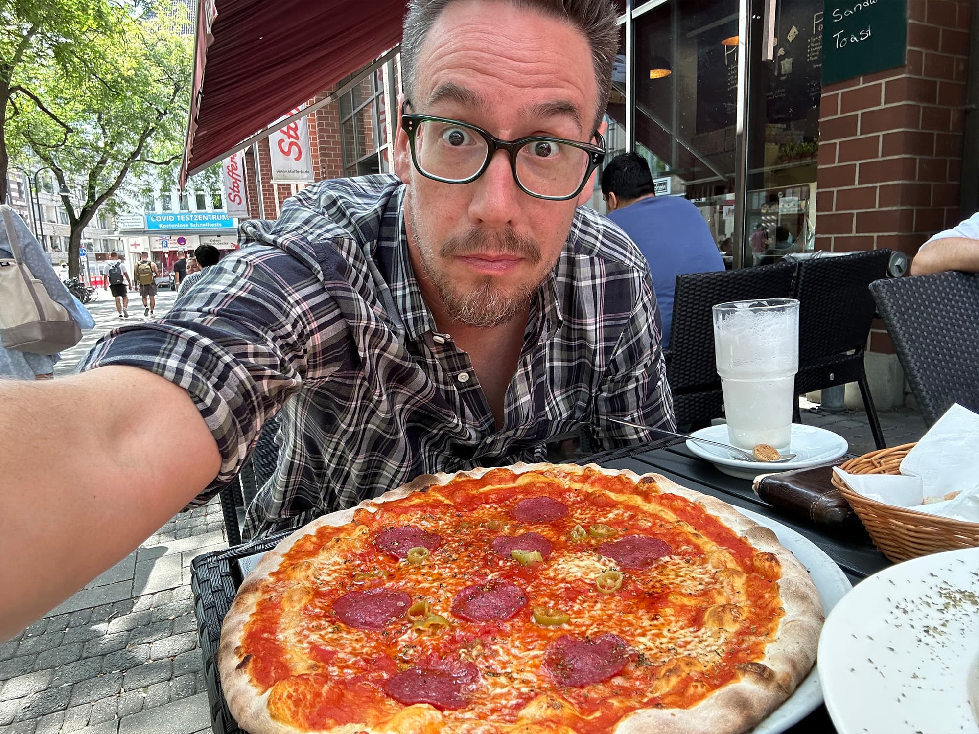 Ben Brode in the kitchen